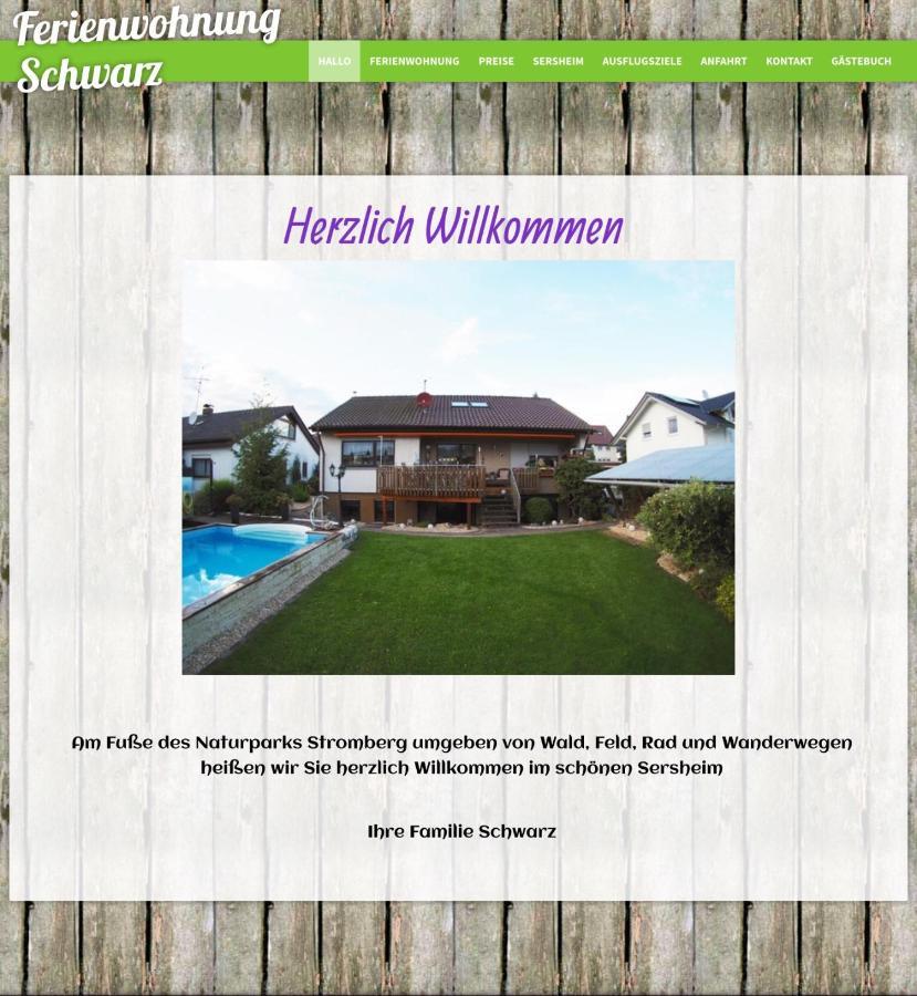 Ferienwohnung Schwarz Sersheim Exterior photo